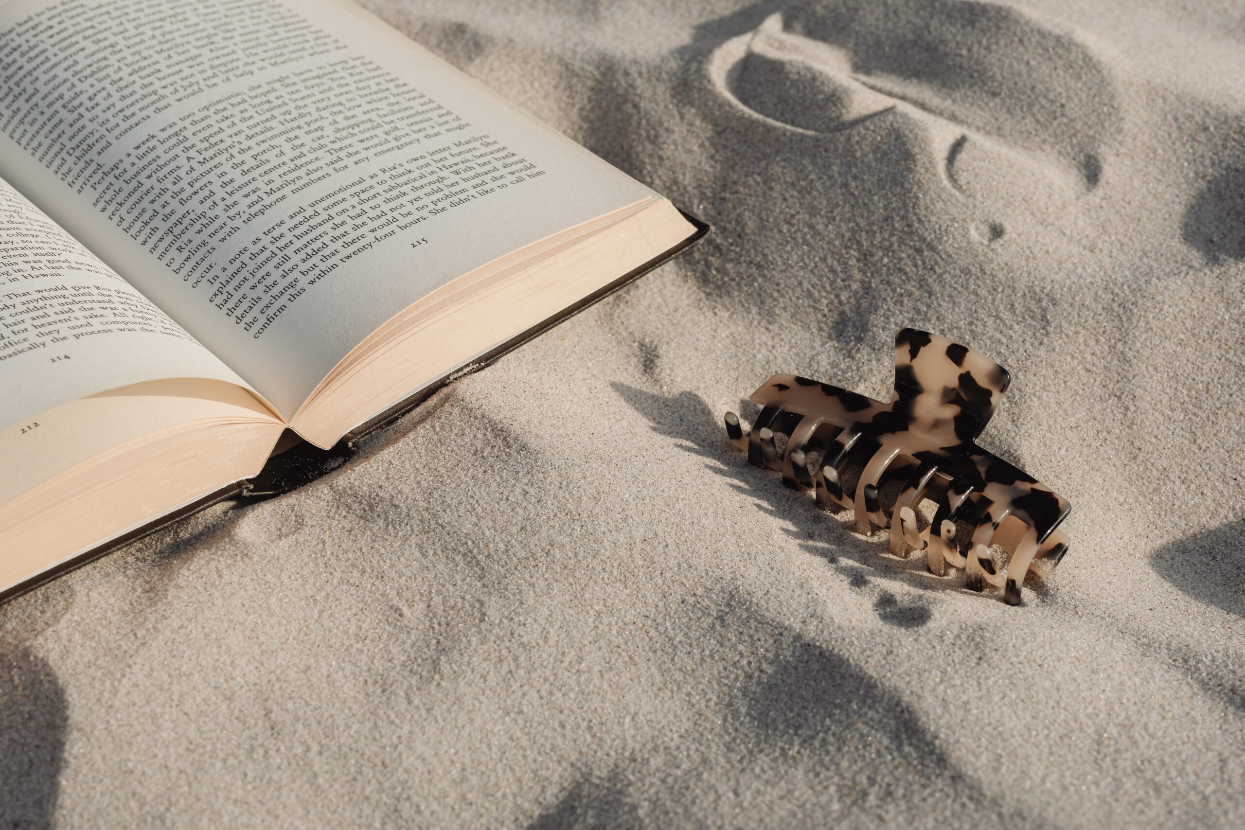 book on the sand